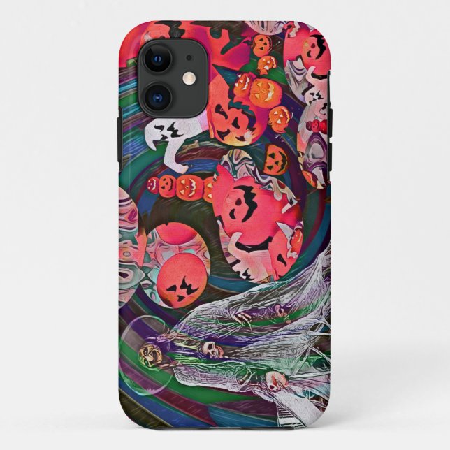 Funda De Case-Mate Para iPhone My Super Halloween V3 (Reverso)