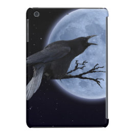 Funda Para iPhone 13 Mystic Raven y Full Moon Crow lover Art