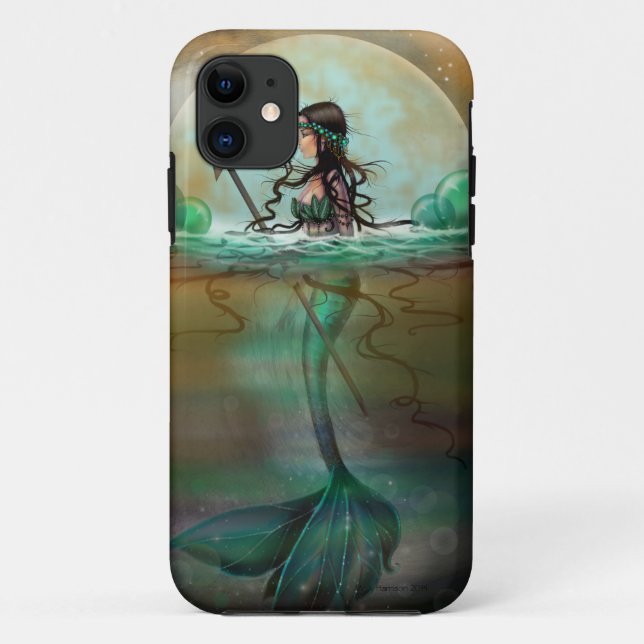 Funda De Case-Mate Para iPhone Mystic Sea Mermaid Fantasy Art de Molly Harrison (Reverso)