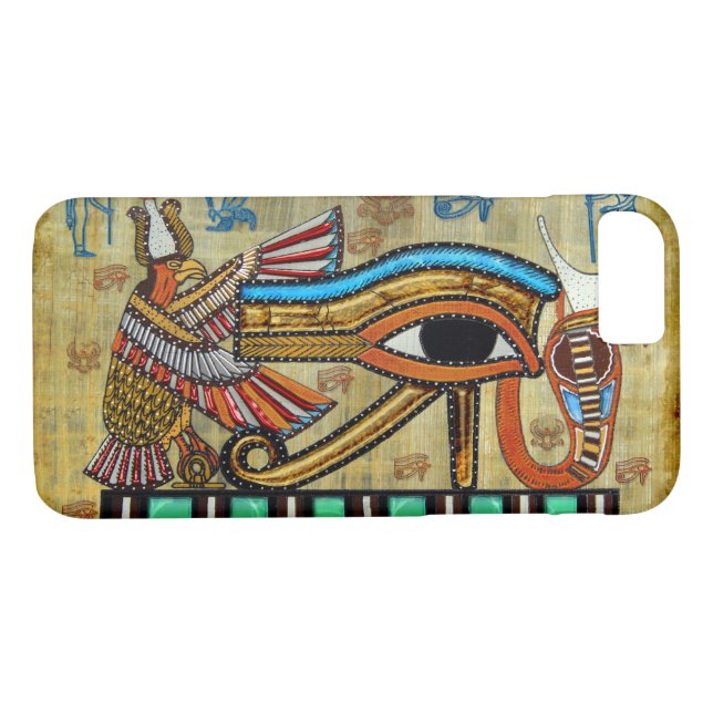 Funda De Case-Mate Para iPhone Mystical Anciano Ojo Egipcio del estuche de teléfo (Reverso (horizontal))