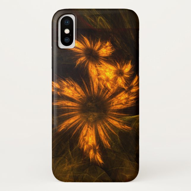 Funda De Case-Mate Para iPhone Mystique Garden Resumen Arte (Reverso)