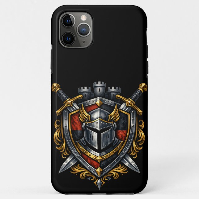Funda De Case-Mate Para iPhone Mythic Realms Knightly Crest (Reverso)