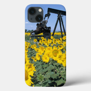 title_seo2 Na, EE. UU., Colorado, Girasoles, Torre de perfora