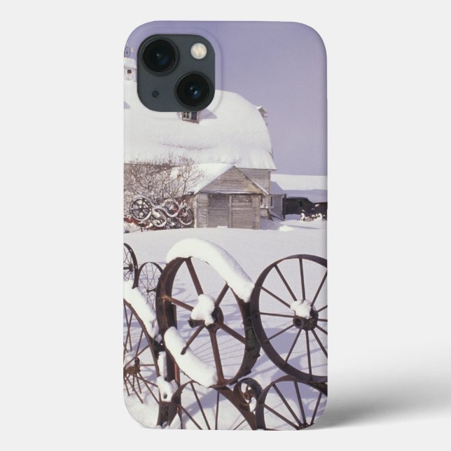 Funda De Case-Mate Para iPhone NA, USA, Washington, Uniontown, White barn and (Reverso)