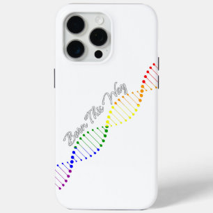 Funda Para iPhone 15 Pro Max Nacido de esta manera LGBTQ Orgullo ADN Arcoiris I