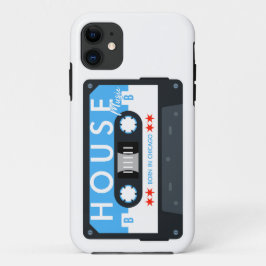 Funda Para iPhone 11 Nacido en Chicago el diseño de casetes musicales