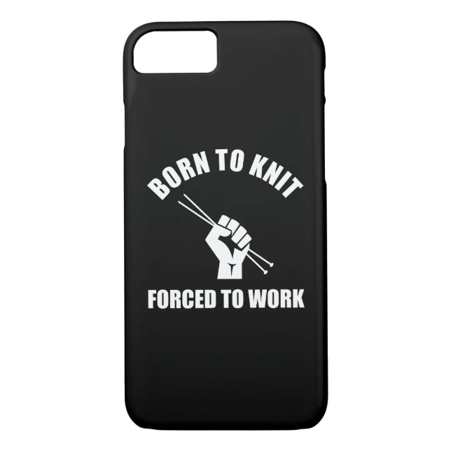 Funda De Case-Mate Para iPhone Nacido Para Azar Forzado A Trabajar (Reverso)