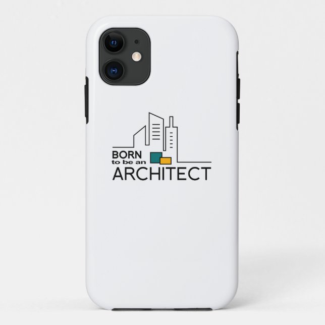 Funda De Case-Mate Para iPhone Nacido para ser arquitecto (Reverso)