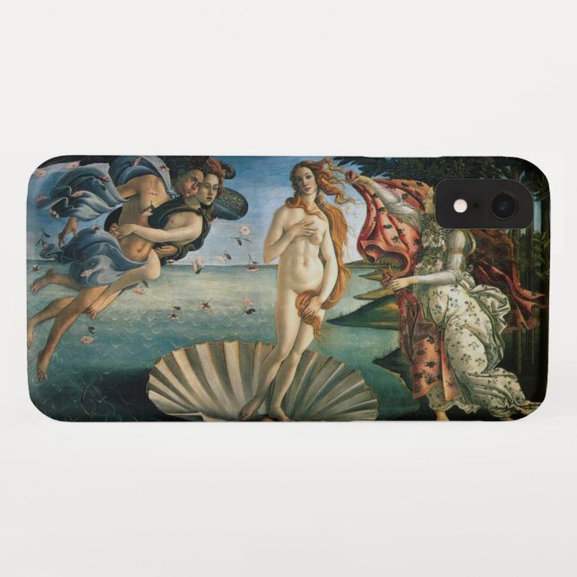 Funda De Case-Mate Para iPhone Nacimiento de Botticelli de Venus (Reverso (horizontal))