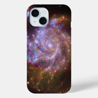 Funda Para iPhone 15 Nacimiento estelar en el volante: Galaxia M101