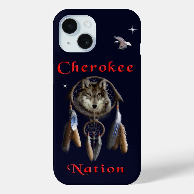 Funda De Case-Mate Para iPhone Nación de Cherokee (Reverso )