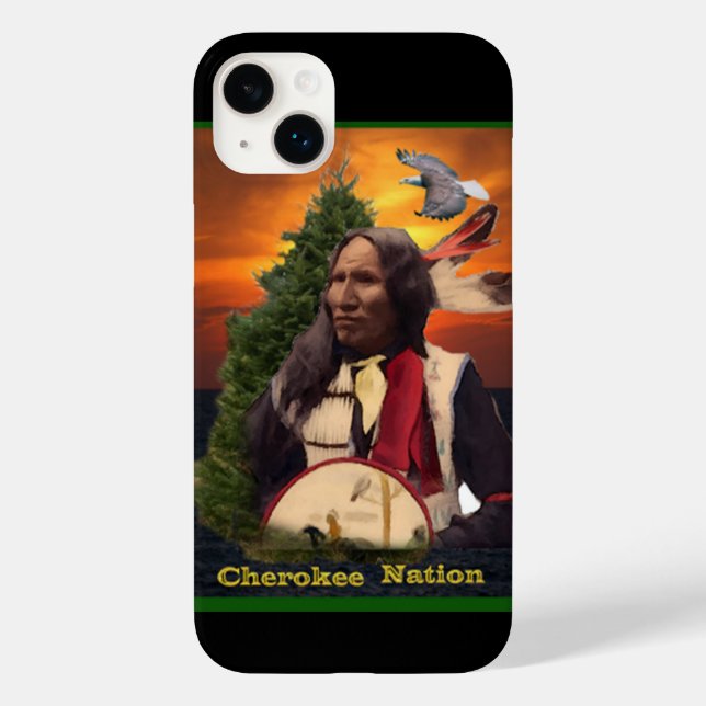 Funda De Case-Mate Para iPhone Nación de Cherokee (Reverso )