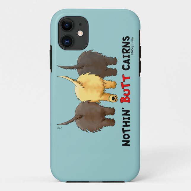 Funda De Case-Mate Para iPhone Nada empalma terrieres de mojón (Reverso)