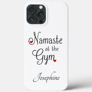 Funda Para iPhone 13 Pro Max Namaste en los casos de teléfono personalizados de