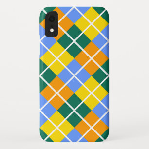 Funda Para iPhone XR Naranja amarillo verde azul