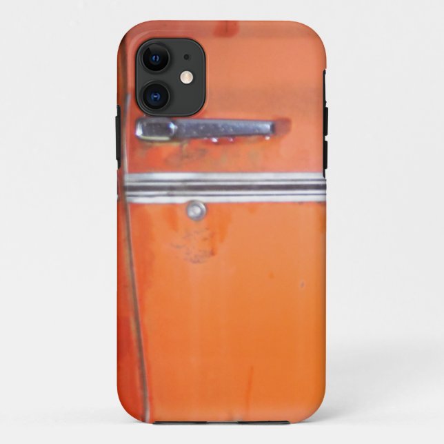 Funda De Case-Mate Para iPhone Naranja Chevy Truck Door (Reverso)