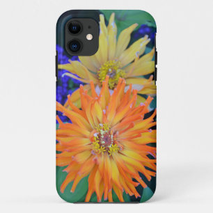 Funda Para iPhone 11 Naranja dahlia flores ipad estuche de teléfono