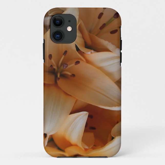 Funda De Case-Mate Para iPhone Naranja Day Lillies cierra (Reverso)