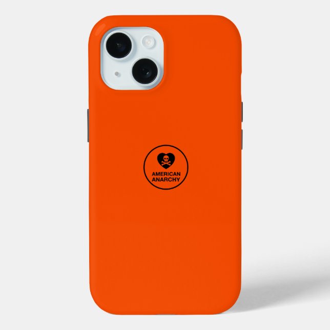 Funda De Case-Mate Para iPhone Naranja de Halloween - Emo - estuche para iPhone / (Reverso )