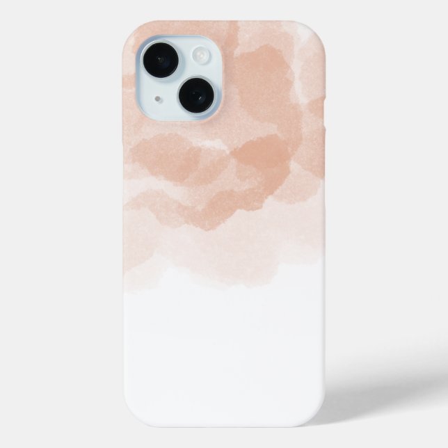 Funda De Case-Mate Para iPhone Naranja de lujo Rosa mágico acuarela Resumen arte (Reverso )
