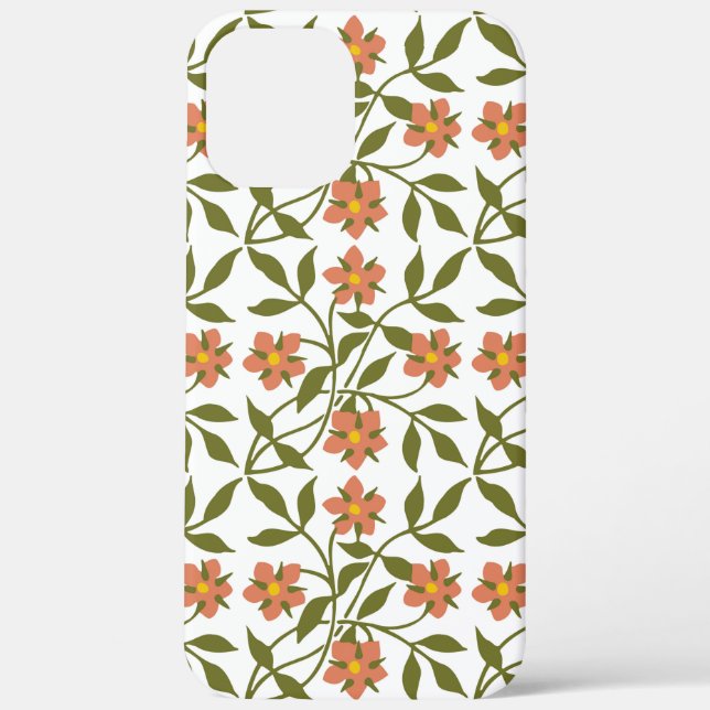 FUNDA DE Case-Mate PARA iPhone NARANJA FLOWERS (Reverso )