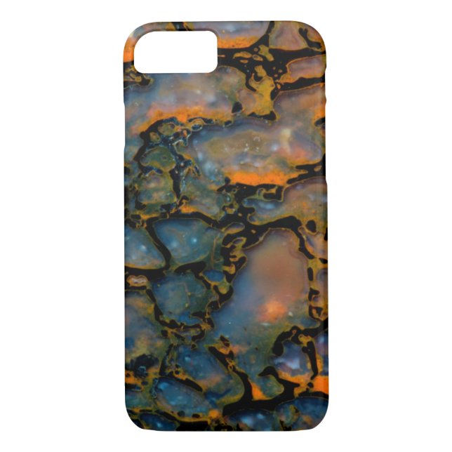 Funda De Case-Mate Para iPhone Naranja Hueso de dinosaurio Petrificado (Reverso)