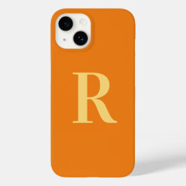 Funda Para iPhone 14 De Case-Mate Naranja monograma moderno