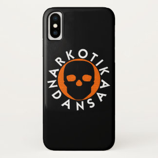 Funda Para iPhone X Naranja NARKOTIKA LIV funda iPhone X negro N3