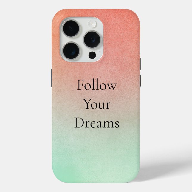 Funda De Case-Mate Para iPhone Naranja Peach Mint (Reverso )