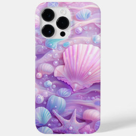 FUNDA PARA iPhone 14 PRO MAX DE Case-Mate NARANJA PINK PURPLE PASTEL SEASHELLS