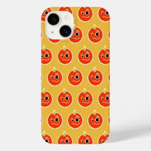 Funda Para iPhone 14 De Case-Mate Naranja pixelado lindo monstruo cara arrojar almoh