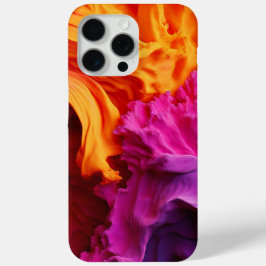 Funda Para iPhone 15 Pro Max Naranja rosa simple