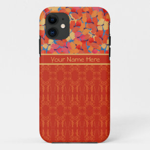 title_seo2 Naranja rosado Amarillo Poppies iPhone 5 Funda-Fun