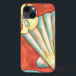 Funda Para iPhone 13 Naranja Rústico Seashells<br><div class="desc">En la cálida arena se encuentran los tesoros escondidos. Esta pintura de Nancy Slocum capta la hermosa vida acuática que se encuentra en la costa. Capta una hermosa concha naranja, una estrella de mar naranja y un dólar de arena azul vibrante. Consigue tu hermoso arte oceánico hoy en tu próximo...</div>