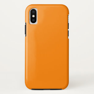 Funda Para iPhone X naranja UT de color