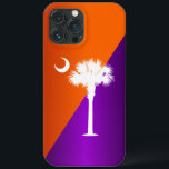 Funda Para iPhone 13 Pro Max Naranja y morado de Carolina del Sur<br><div class="desc">Naranja y morado de Carolina del Sur</div>