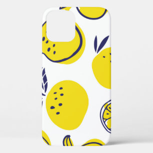 Funda Para iPhone 12 Naranjas De Verano: Patrón De Fruta Elegante.