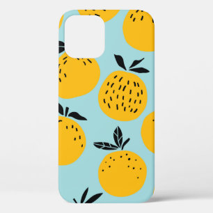 Funda Para iPhone 12 Naranjas frutos sin fisuras