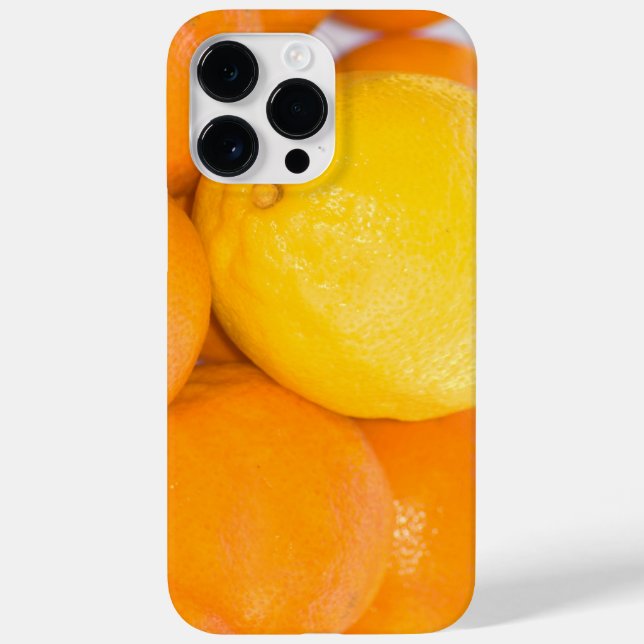 Funda De Case-Mate Para iPhone Naranjas Lemon Citrus Fruit Close-up Photograph (Reverso)
