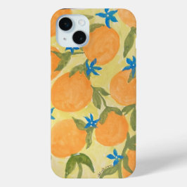 Funda Para iPhone 15 Mini Naranjas, Naranjas, naranjas