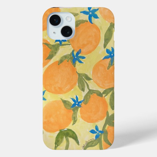Funda De Case-Mate Para iPhone Naranjas, Naranjas, naranjas (Reverso )