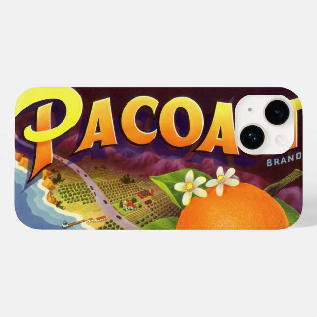 Funda De Case-Mate Para iPhone Naranjas Pacoast (Reverso  (Horizontal))