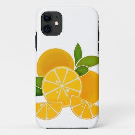 Funda Para iPhone 11 Naranjas, rodajas naranjas, cítricos