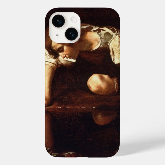 Funda De Case-Mate Para iPhone Narciso de Michelangelo Merisi da Caravaggio (Reverso )