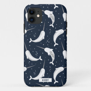 Funda Para iPhone 11 Narwhales mágicos en el espacio
