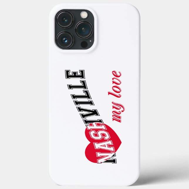 Funda De Case-Mate Para iPhone Nashville mi amor (Reverso )