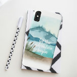Funda Para iPhone XS Max Naturaleza acuática moderna Empecemos la aventura<br><div class="desc">Naturaleza acuática moderna Empecemos la aventura</div>