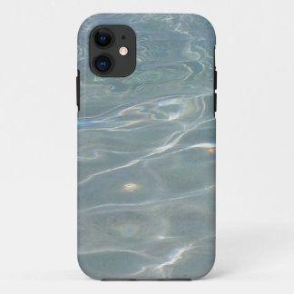 Funda Para iPhone 11 Naturaleza azul del Resumen del Agua del Caribe