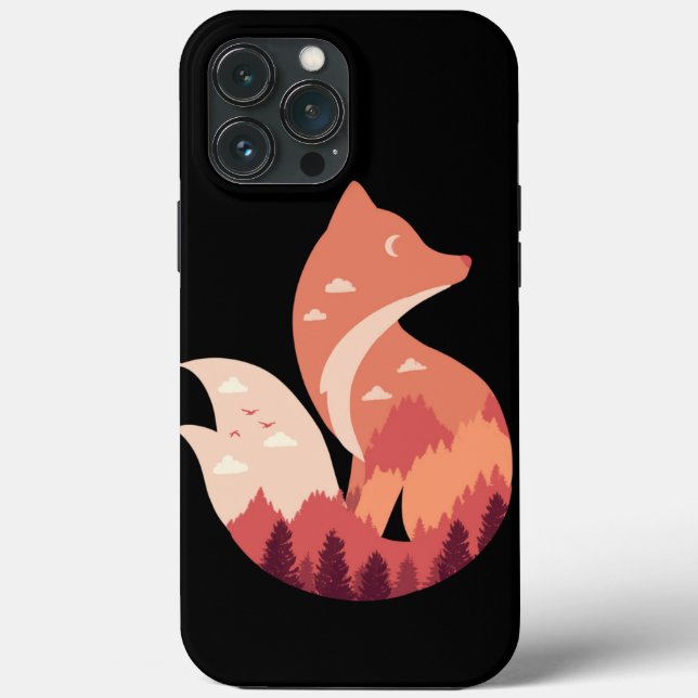 Funda De Case-Mate Para iPhone Naturaleza de Fox (Reverso )