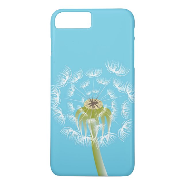 Funda De Case-Mate Para iPhone Naturaleza floral del azul del cielo (Reverso)